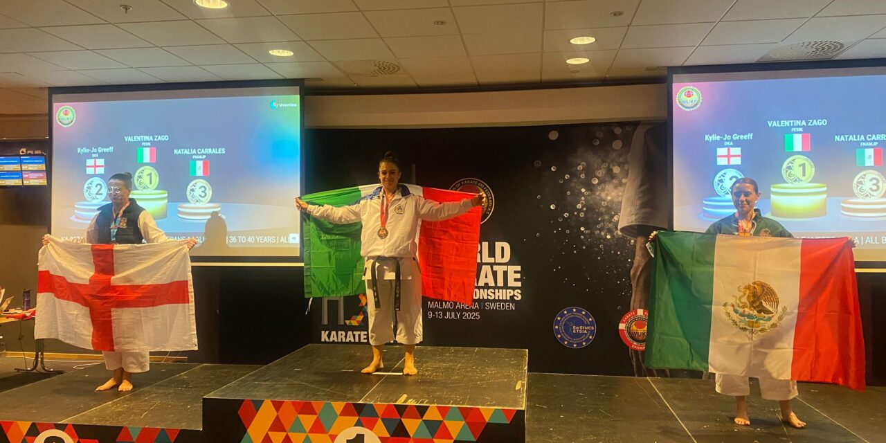 Povegliano, Valentina Zago campionessa mondiale di karate