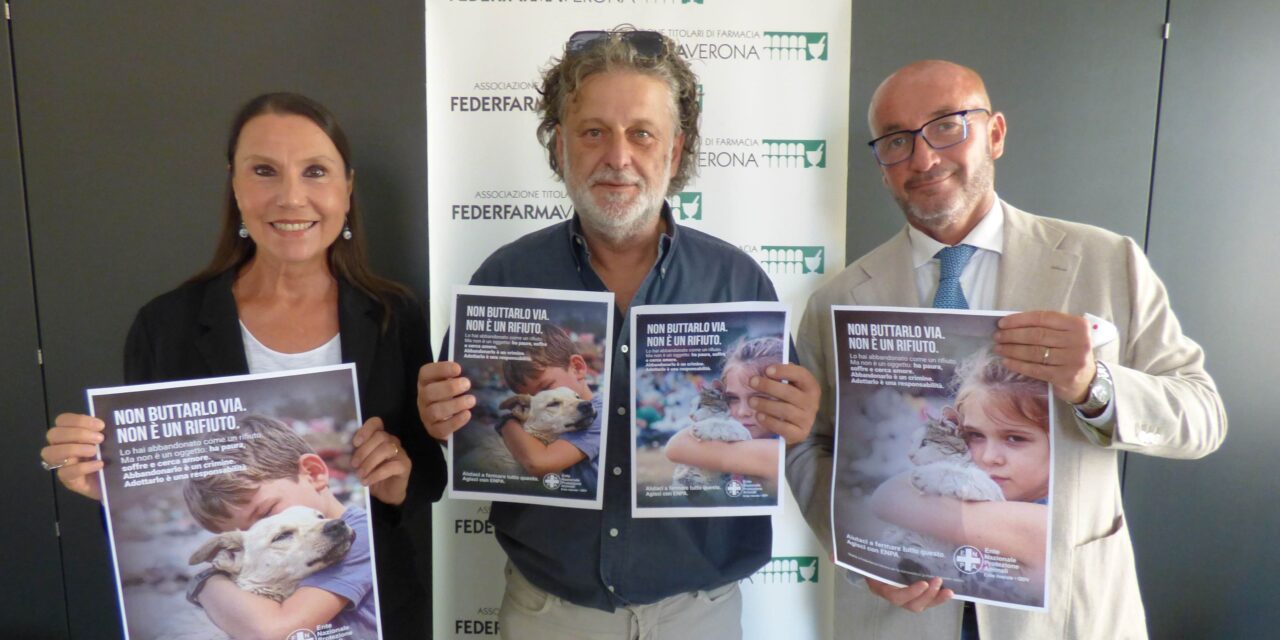 In farmacia contro l’abbandono: a Verona parte il progetto pilota ENPA 2025 con Federfarma