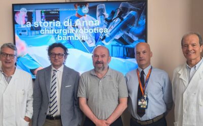 Operato adenoma epatico di 10 cm a una bambina: nasce in AOUI la chirurgia robotica pediatrica