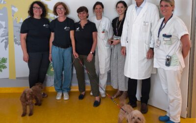 I bambini possono giocare con i cani in ambulatorio