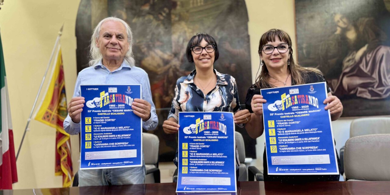 Teatro e satira al Castello Scaligero: torna “Farsatirando” con la XXXIII edizione
