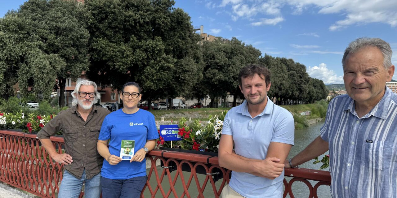 Verona sperimenta PolyGreen: meno acqua e più verde in città