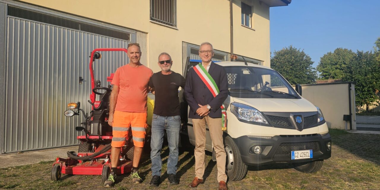 Nogarole Rocca, due nuovi mezzi ecologici per la cura del territorio