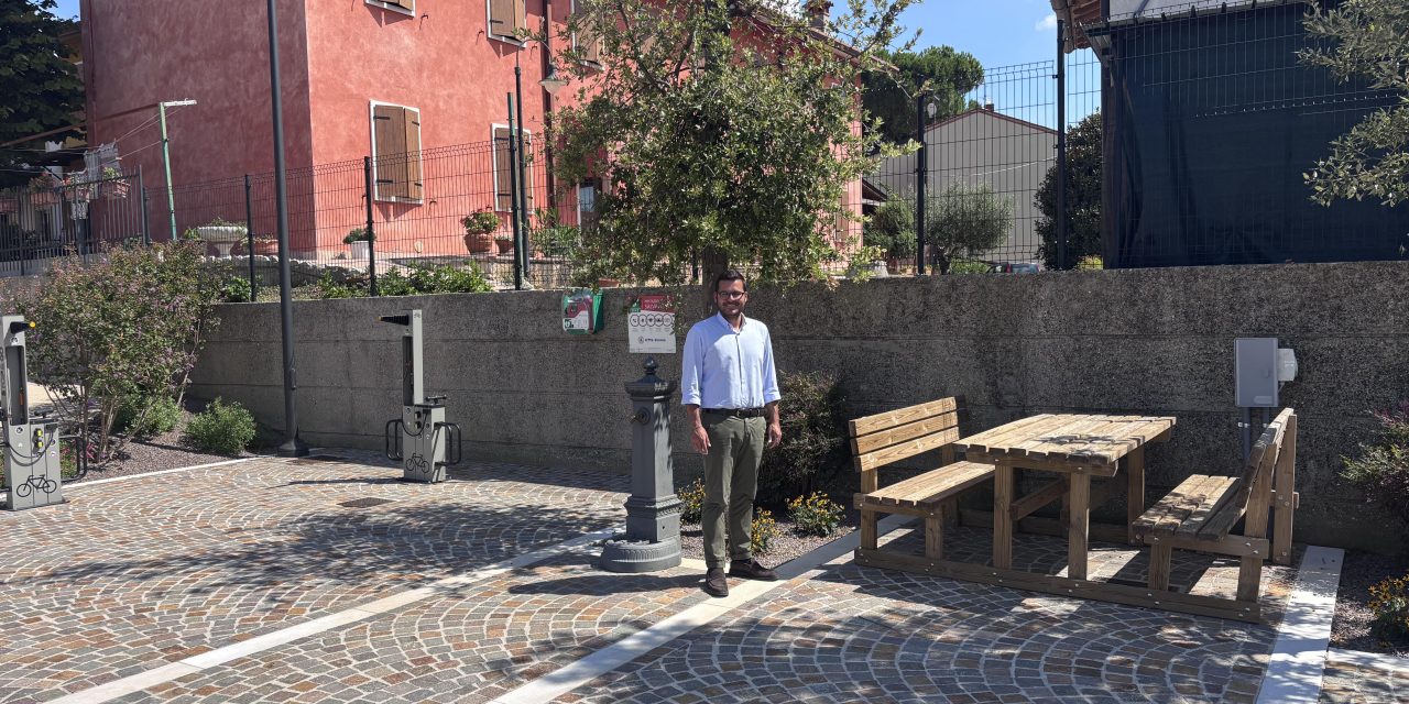 Fittà di Soave rinasce con la nuova piazza. Il 30 l’inaugurazione