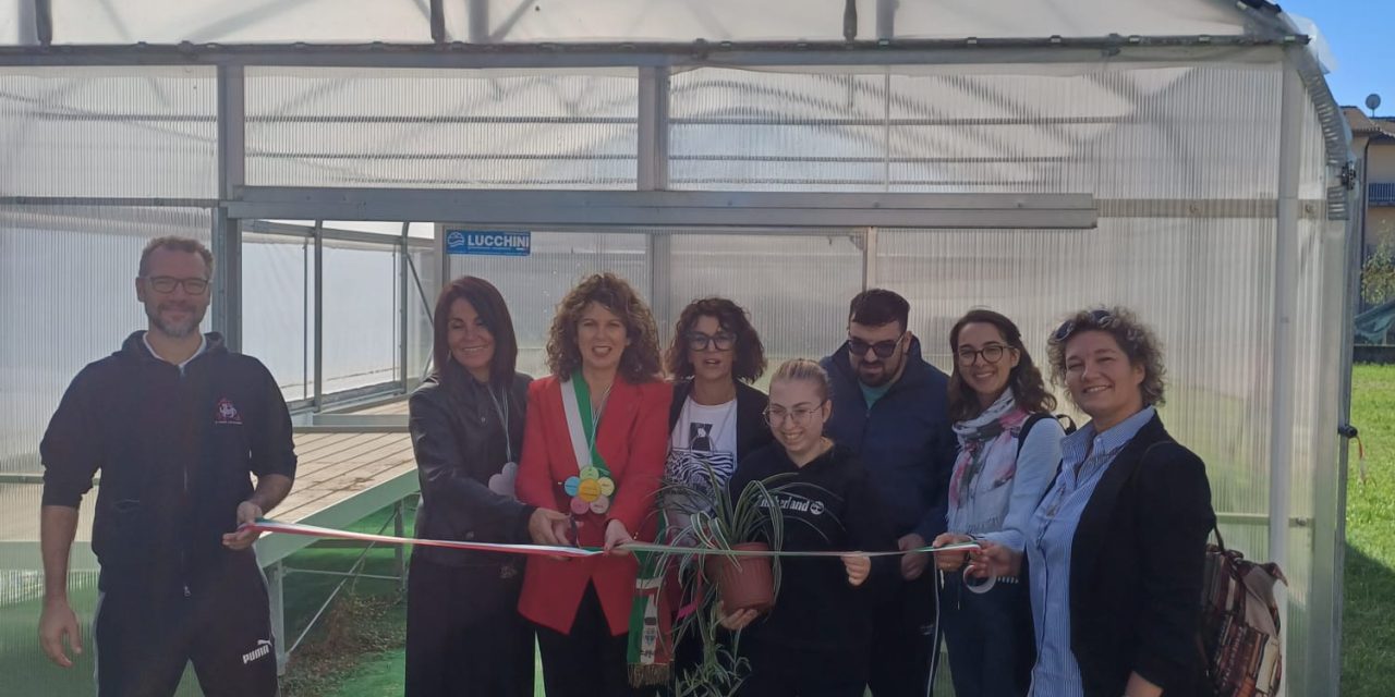 Povegliano, Nuova serra didattica alla Manzoni