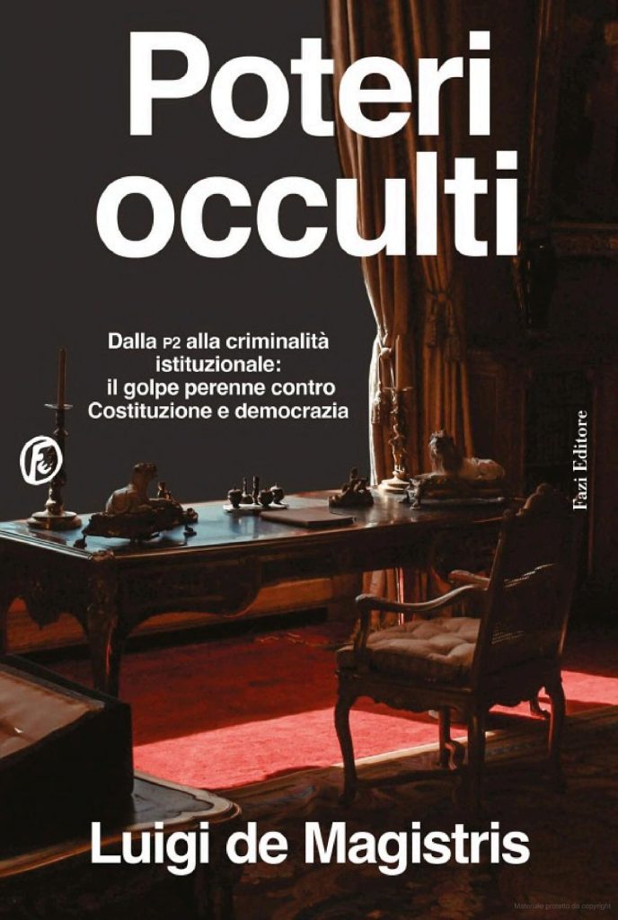 De Magistris ha presentato il suo libro sui “poteri occulti” 1 Copertina Poteri occulti