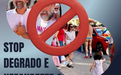 In piazza S.Zeno la protesta contro il gay pride