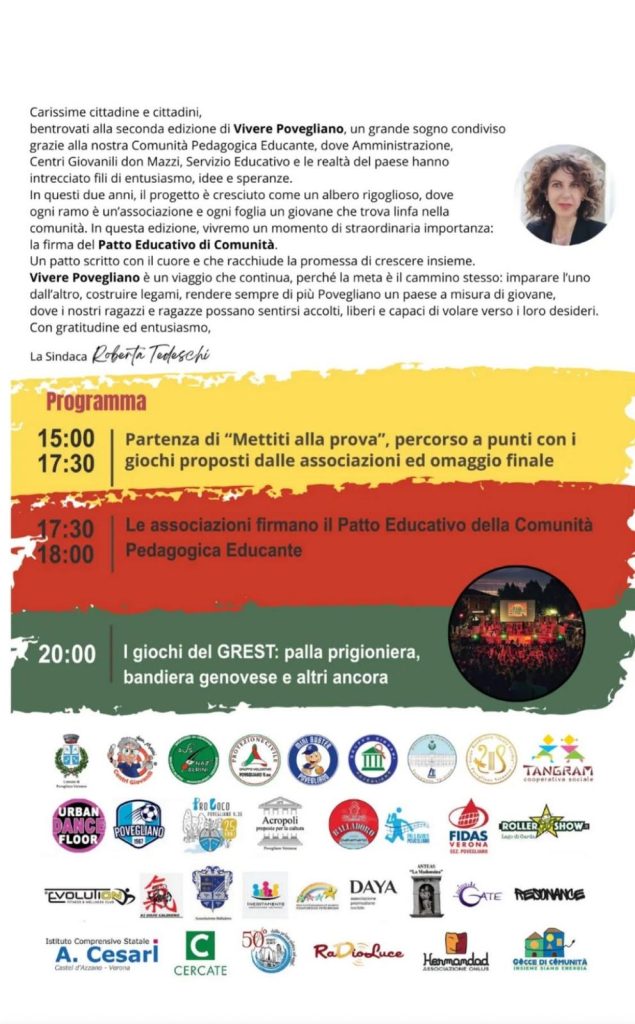 "Vivere Povegliano con le associazioni": domenica 7 settembre 1 WhatsApp Image 2025 09 05 at 09.46.11
