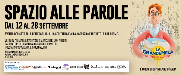 La GrandeMela ShoppingLand dà “Spazio alle Parole”: un settembre tra cultura e creatività 1 img 3024