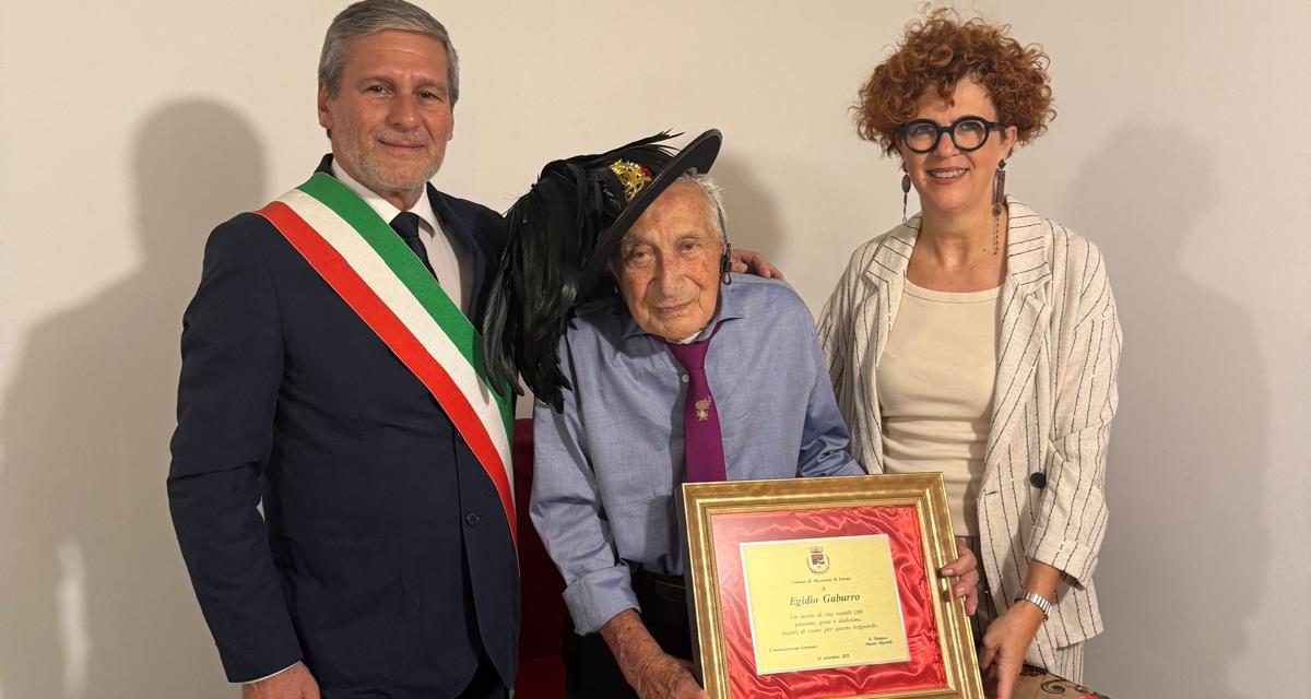 Mozzecane, i 100 anni di Egidio Gaburro