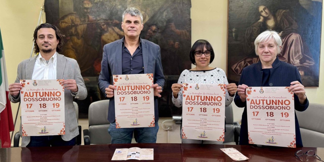A Dossobuono tre giornate dedicate all’ambiente e alla comunità: al via “Autunno Dossobuono”