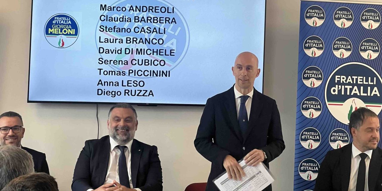 Fratelli d’Italia presenta la squadra per le Regionali