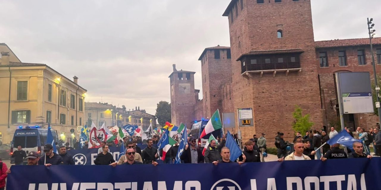 Invertiamo la rotta. Fortezza Europa manifesta per la Remigrazione