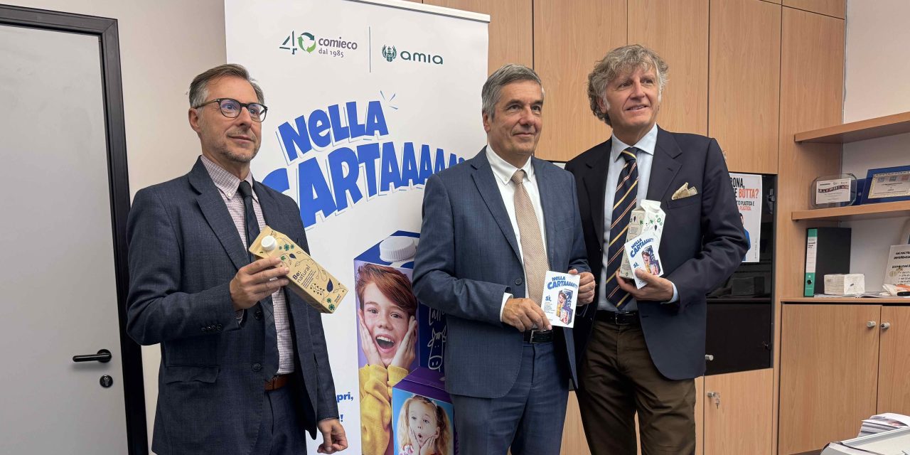 Al via la campagna “Nella cartaaaaa? Sì!”: i cartoni per bevande si riciclano con la carta
