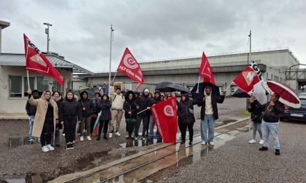 Sciopero logistica ex Mondadori