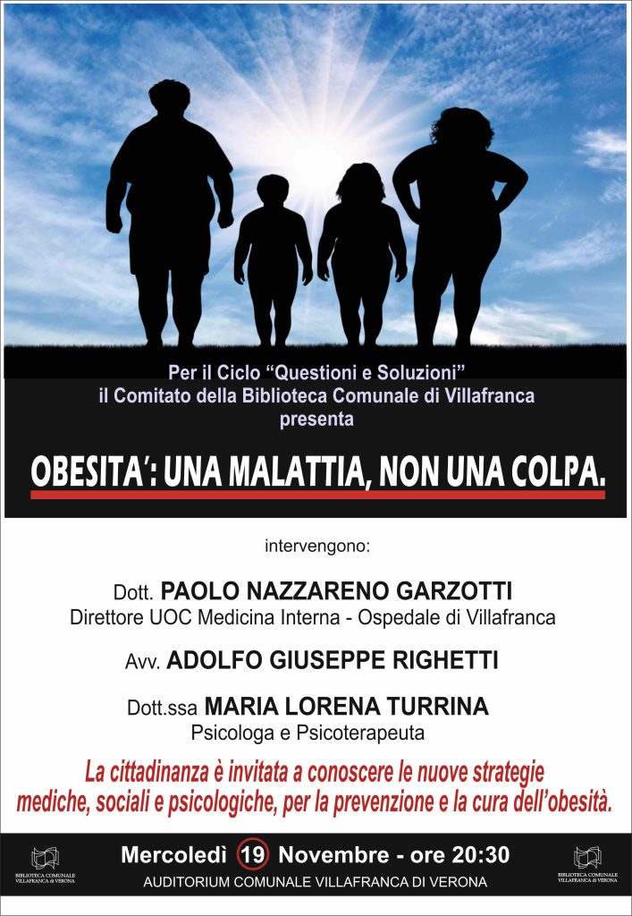 “Obesità: una malattia, non una colpa” – Conferenza pubblica a Villafranca per approfondire prevenzione e nuove strategie di cura 1 IMG 3671