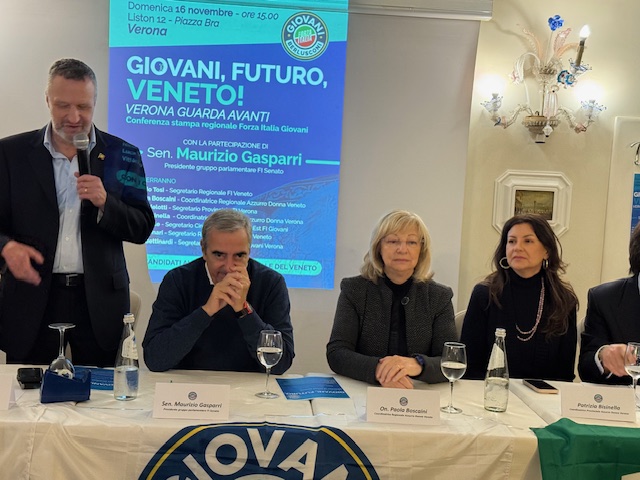 Forza Italia Tappa elettorale a Verona di Gasparri