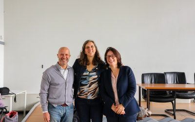 Annalisa Corrado con i candidati del Pd La Paglia e Trevisi