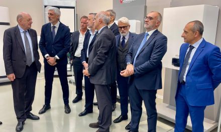 Tosi col ministro Pichetto Fratin alla Ferroli