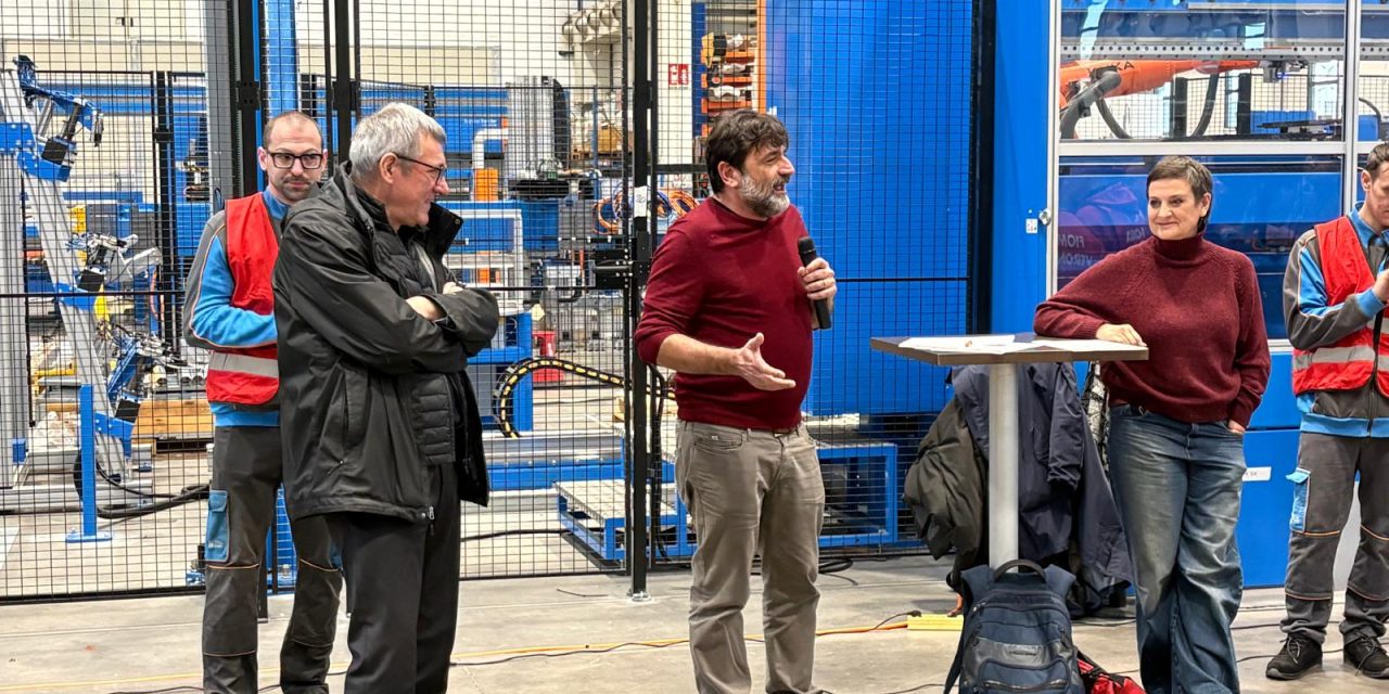 Landini incontra i lavoratori di Prima Industrie