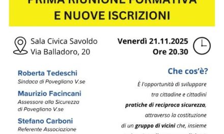 Povegliano si organizza contro furti e micro-criminalità. Al via la formazione per i gruppi di Controllo del Vicinato