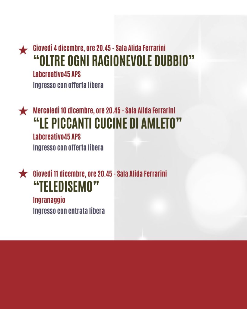 Locandina teatro autunno 2