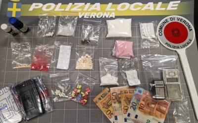 Giovane arrestato con un mix di droghe sintetiche: tra le sostanze anche la pericolosa “Blue Punisher”