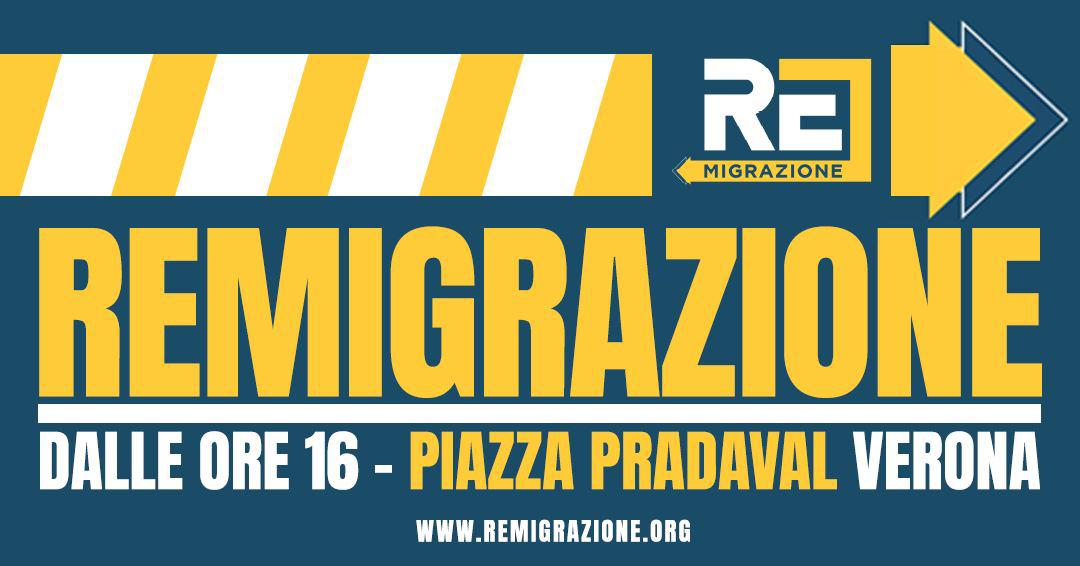Il Comitato per la remigrazione anche a Verona
