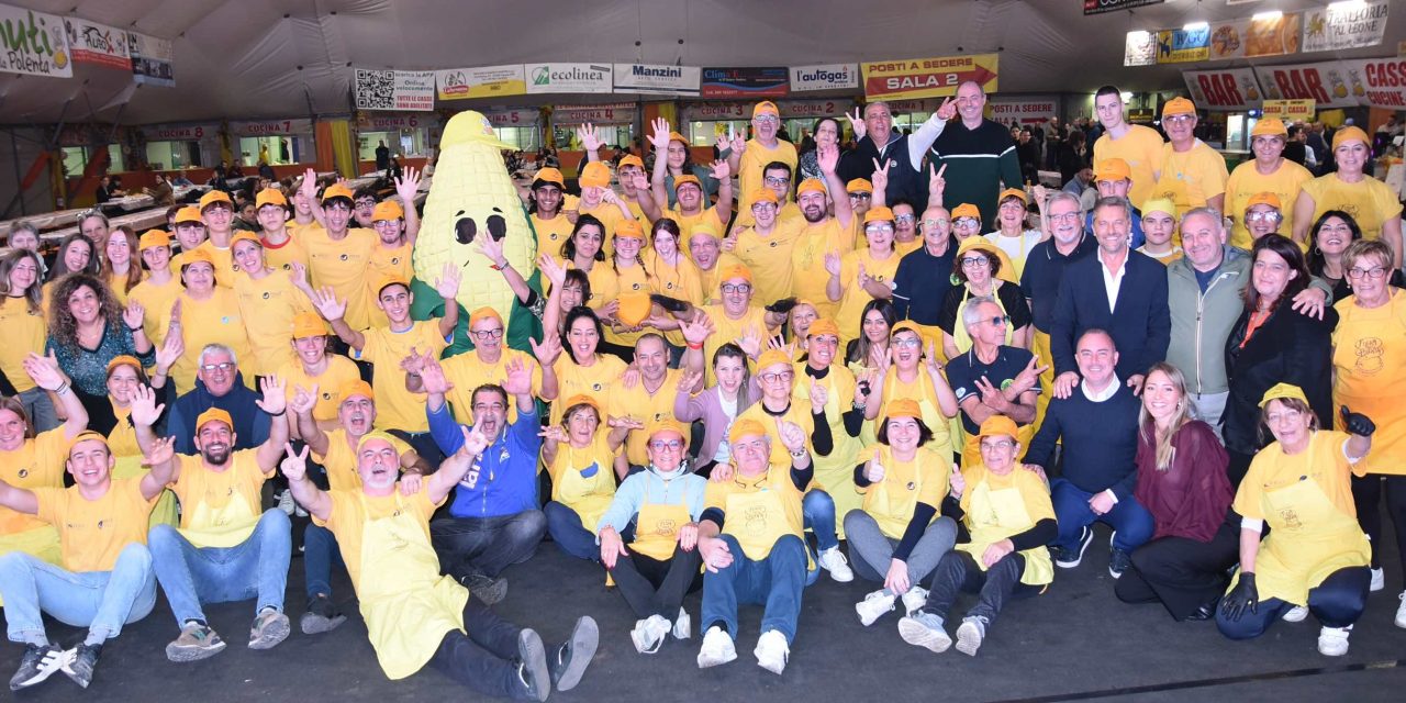 Vigasio, la Fiera della Polenta chiude da record: 130 mila visitatori e 325 quintali serviti