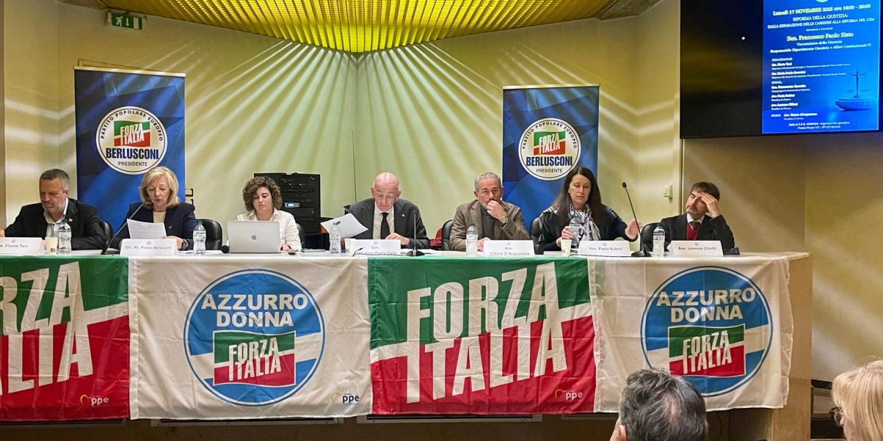 Riforma della giustizia. Il sottosegretario Sisto a Verona 