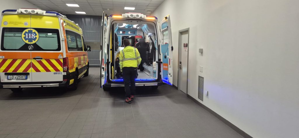 l arrivo in ps pediatrico ODB Borgo Trento