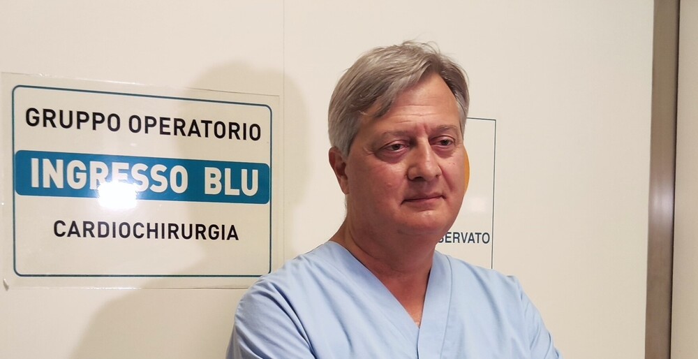 Trapiantato paziente veronese 50enne con il primo cuore artificiale del Veneto 1 prof luciani 1