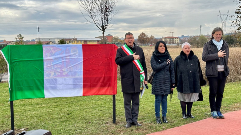 Bussolengo. Inaugurato i parco dedicato a Prosdocimi 1 02. inaugurazione