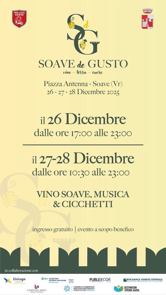 Soave de Gusto. Vino, territorio e solidarietà sotto le mura 1 06328f9a 1914 4bfb bf3d 45e5846ad38f