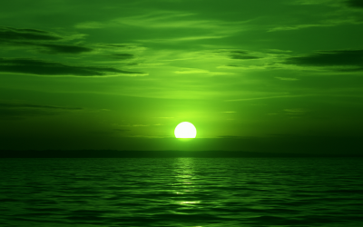 Crepuscolo verde