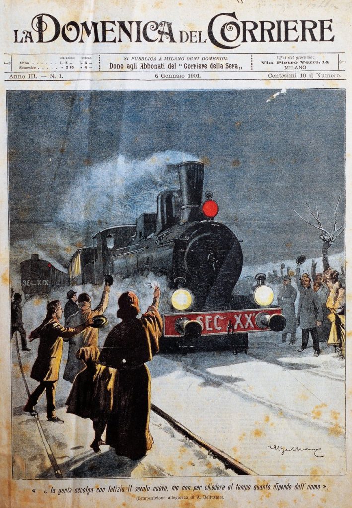 Buon 2026 a tutti i nostri lettori! 1 Achille Beltrame Arrival of new century people welcoming in new century with joy illustration by MeisterDrucke 1101453 1