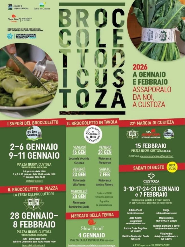 Il Broccoletto di Custoza torna protagonista con la 24ª Rassegna 1 BroccolettoDiCustoza Locandina