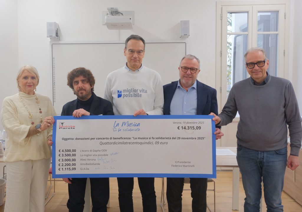 “La musica si fa solidarietà”.14 mila euro a importanti realtà del 3° settore 1 La Musica si fa soloidarieta Ennevifoto 4805