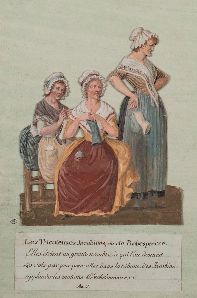 Il ritorno delle tricoteuses? 3 Lesueur Tricoteuses 1793