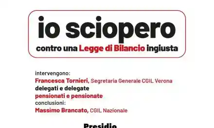 Venerdì 12 dicembre sciopero generale
