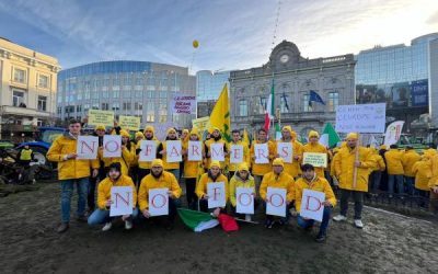 Giovani agricoltori veneti in mobilitazione a Bruxelles: oltre duecento under 30 in corteo