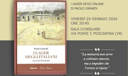 Pescantina, la Giornata della Memoria si celebra con la presentazione del libro “I lager degli italiani” di Paolo Girardi