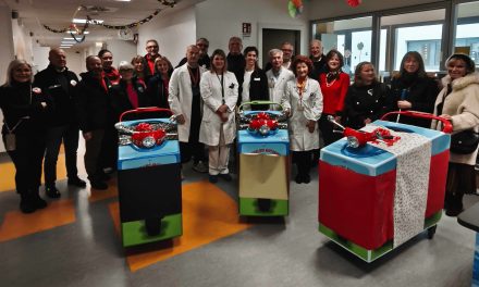 Chirurgia pediatrica, consegnato “Angelino il motorino”