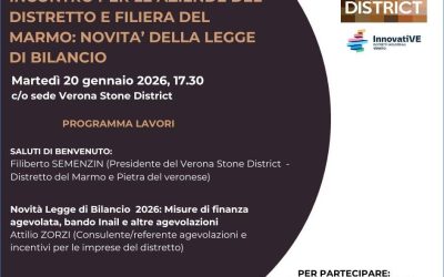 Verona Stone District. Agevolazioni per le imprese 2026