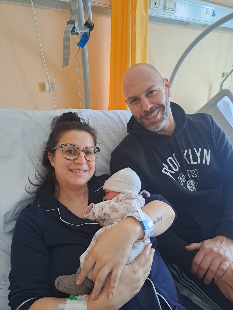Noah primo nato a Legnago con mamma e papa