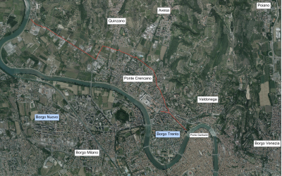 Ancora piste ciclabili tra Parona e il centro