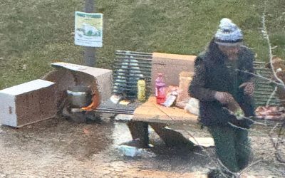 Un “barbecue” in piazza Cittadella