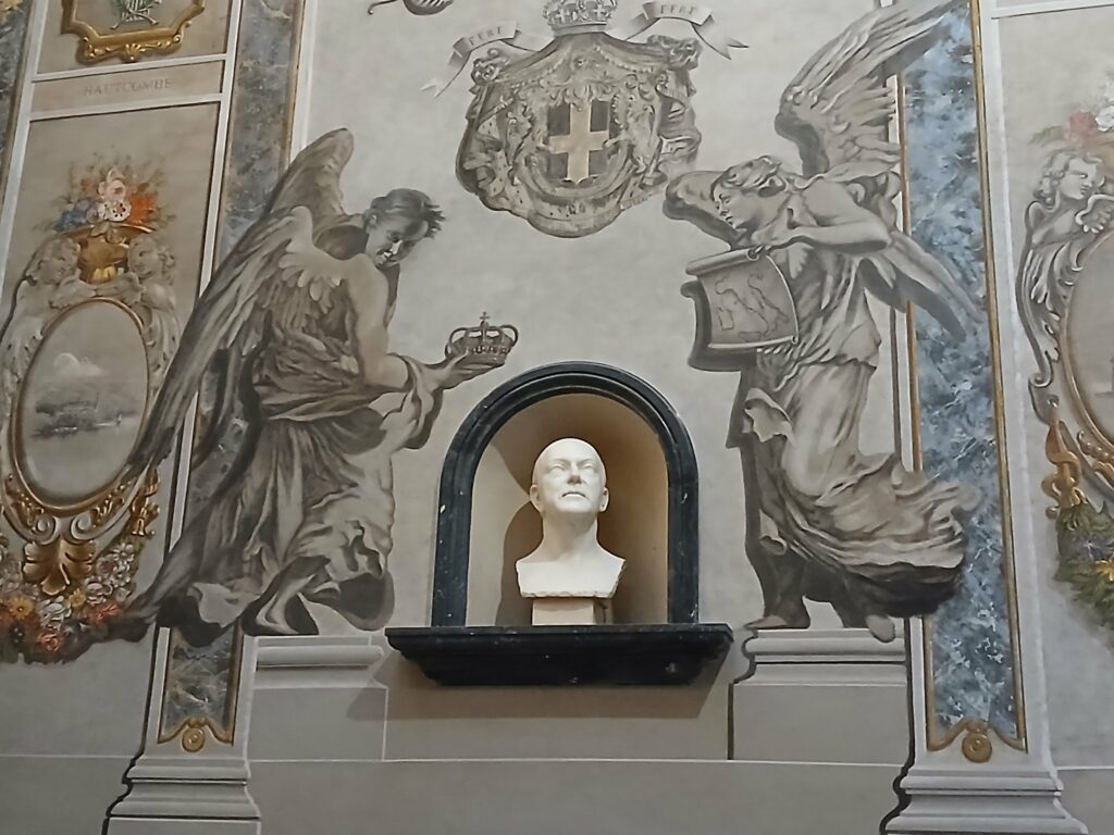 'Mano di bianco' per il volto meloniano nella chiesa romana di S. Lorenzo in Lucina 2 Dipinto con Meloni. 4