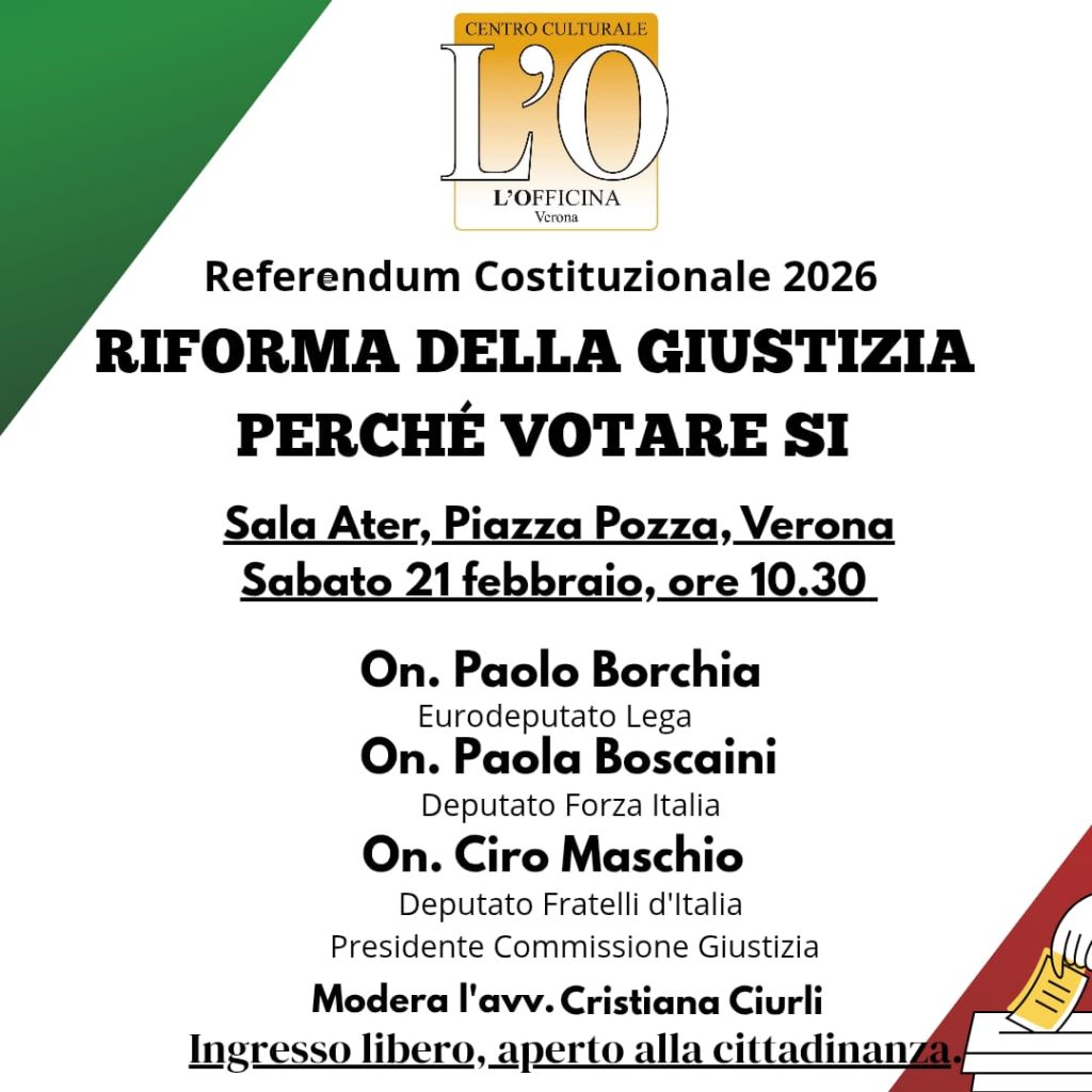 Referendum sulla giustizia. Una scelta oltre i tecnicismi 1 PHOTO 2026 02 12 19 55 10 2