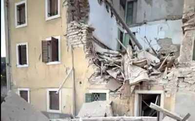 Esplosa palazzina a Prun. 1 morto e 3 feriti